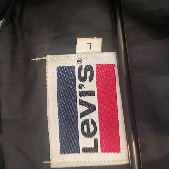 Levi’s Vintage Convertible Jacket Vest Corduroy Western Puffer Mens Large  Black - Picture 3 of 10